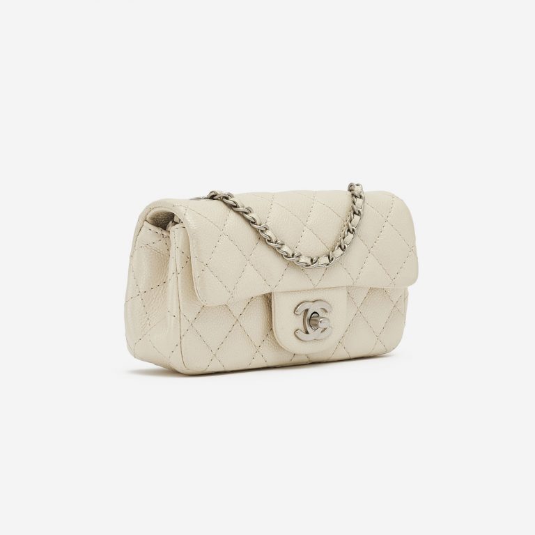 Chanel Timeless Mini Caviar Leather Pearl Handbag