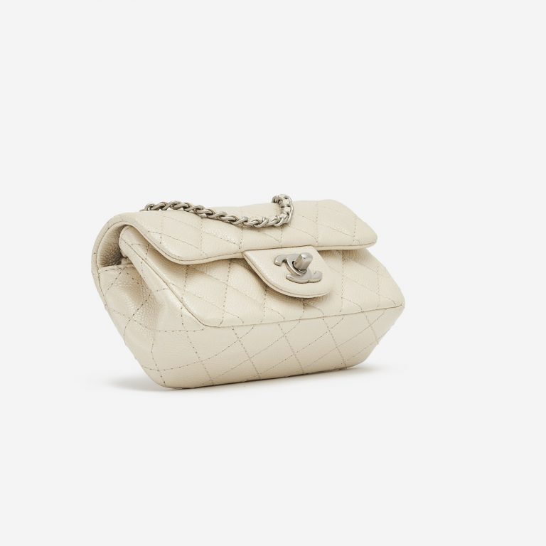 Chanel Timeless Mini Caviar Leather Pearl Handbag