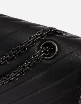 Chanel 2.55 Reissue 227 Lammleder So Black Edition Metallkette Schulterriemen