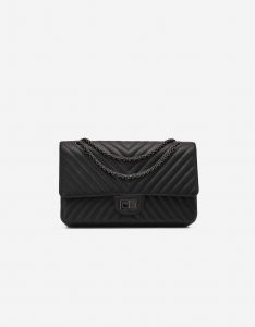 Chanel 2.55 Reissue 227 Lamb So Black Edition