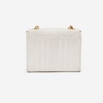 Vintage Chanel Timeless Mini Caviar White Handbag