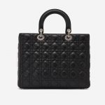 Dior Lady Large Calf Black Secondhand Handbag
