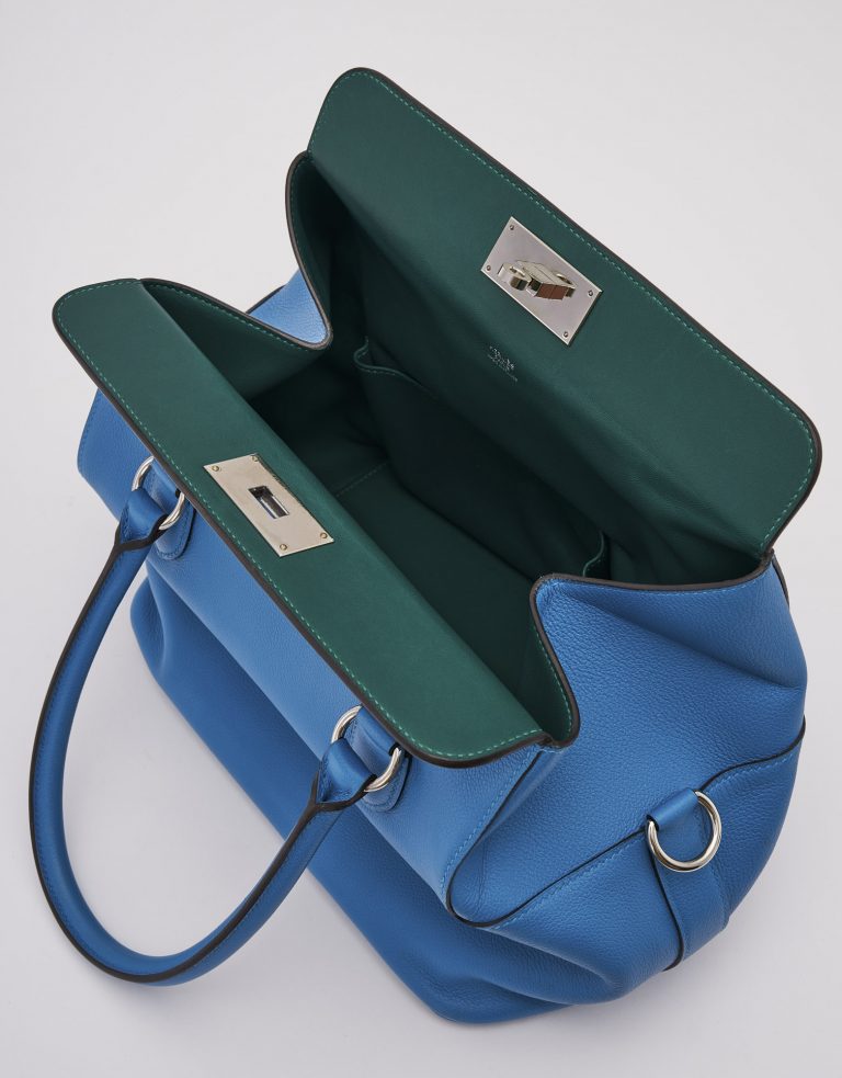 Hermès Toolbox 26 Swift leather Blue Handbag