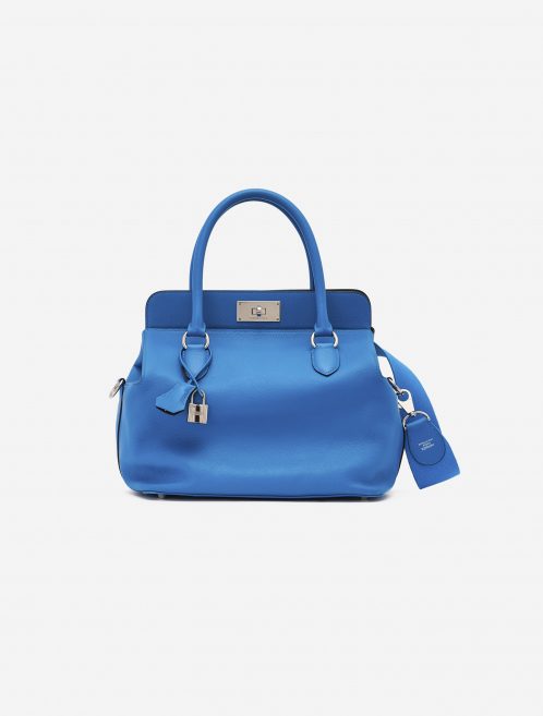 Hermès Toolbox 26 Swift leather Blue Handbag
