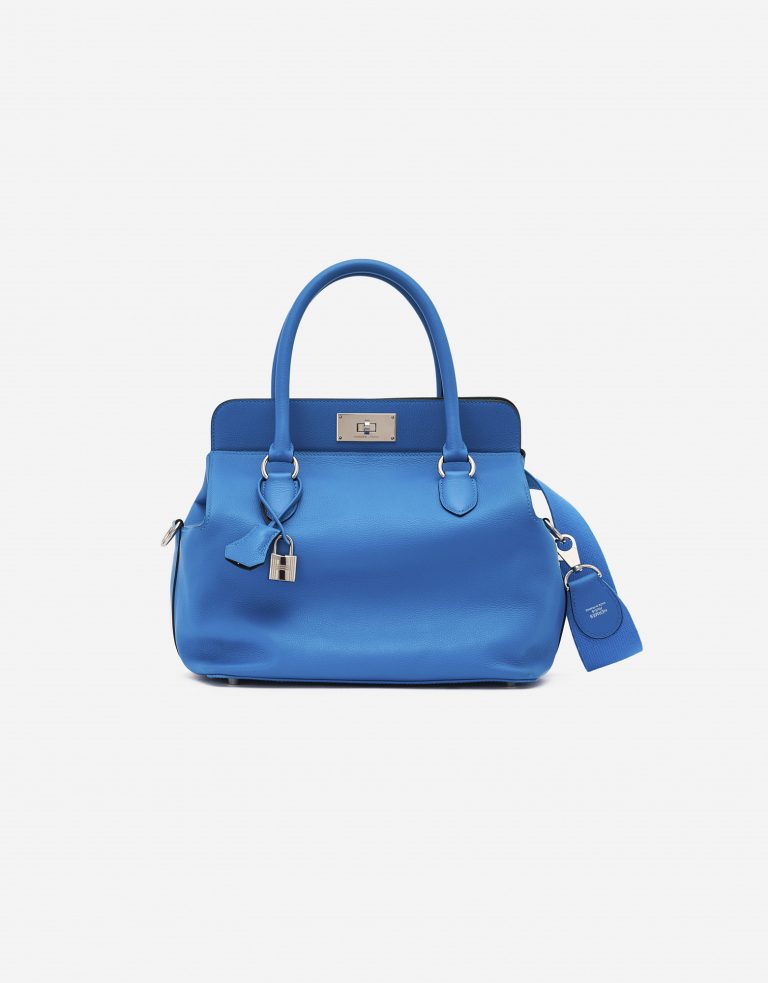 Hermès Toolbox 26 Swift leather Blue Handbag