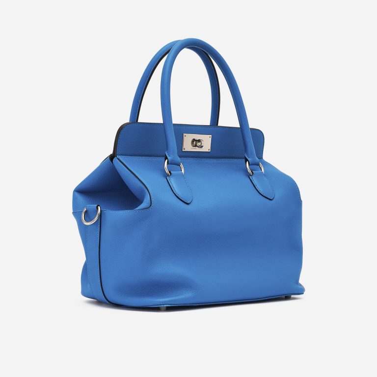 Hermès Toolbox 26 Swift leather Blue Handbag