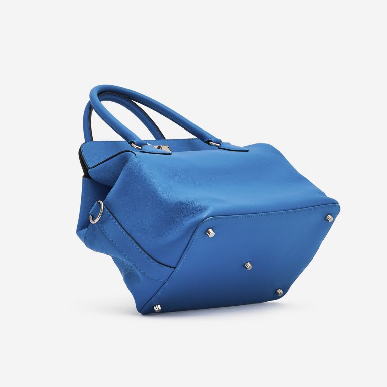 Hermès Toolbox 26 Swift leather Blue Handbag