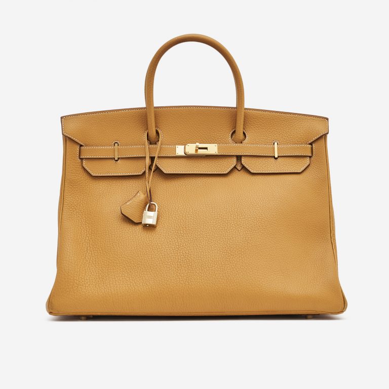 Vintage Hermès Birkin 40 Vache Natural Fauve