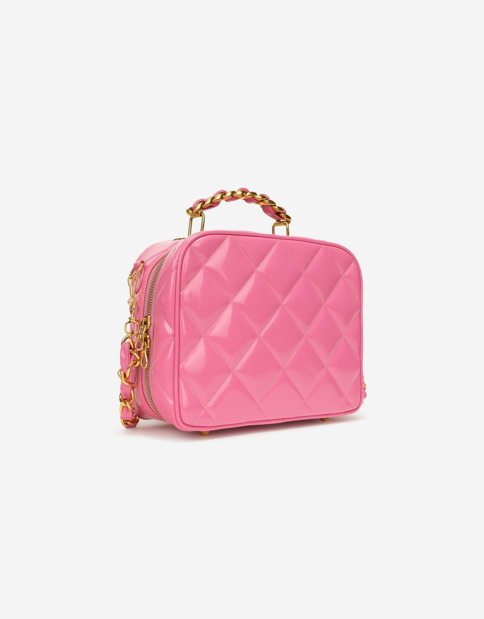 chanel vanity case bag pink