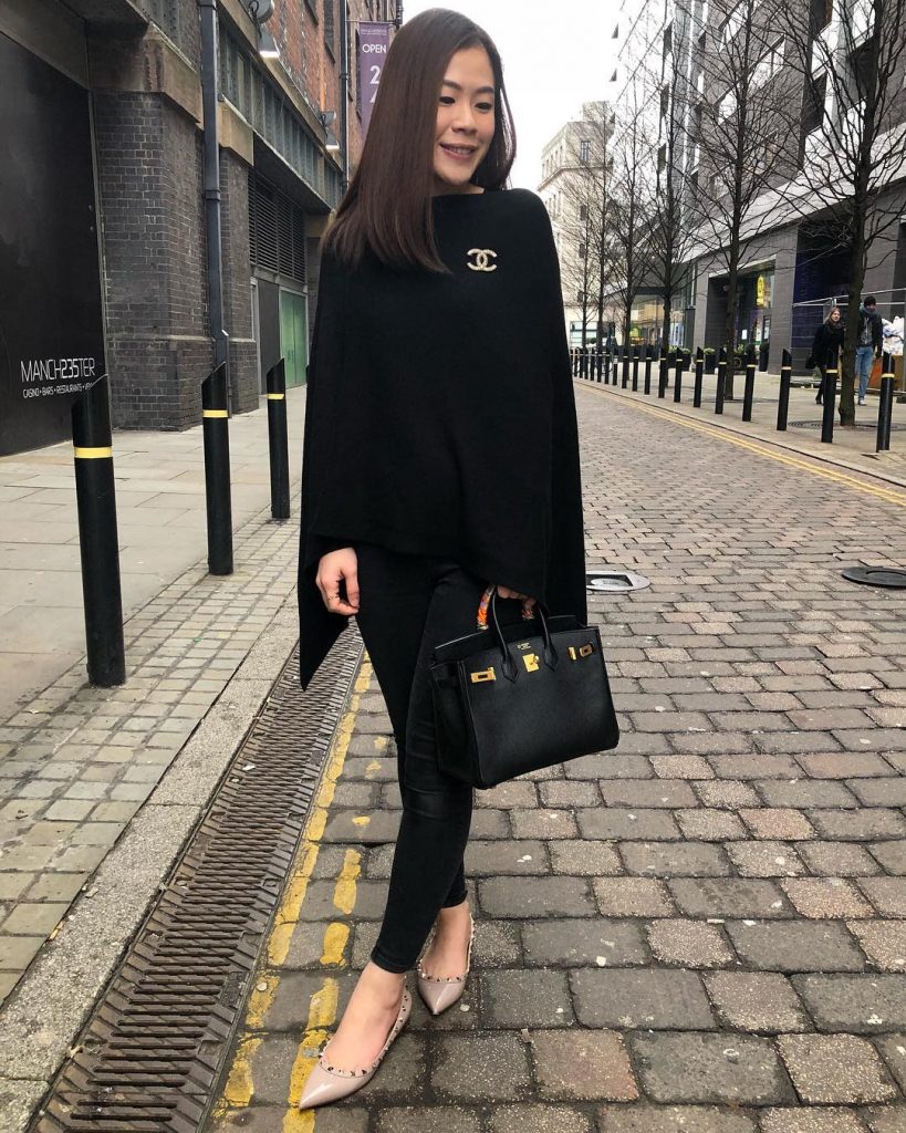 Eileen Colouful Noir Hermès Birkin 25 Schwarz Gold Hardware