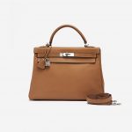 Hermès Kelly 32 Natural Pre-Loved Luxury Handbag