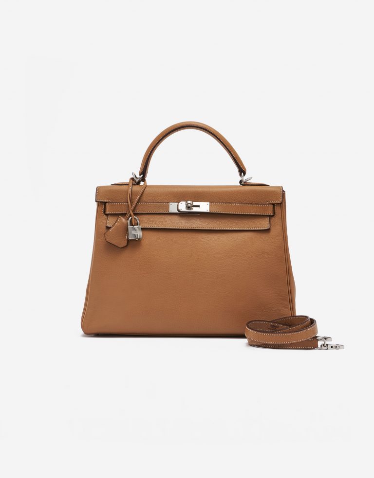 Hermès Kelly 32 Natural Pre-Loved Luxury Handbag