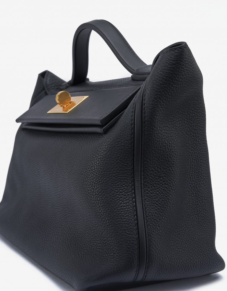 Hermès 2424 29 Clemence Black Handbag SACLÀB