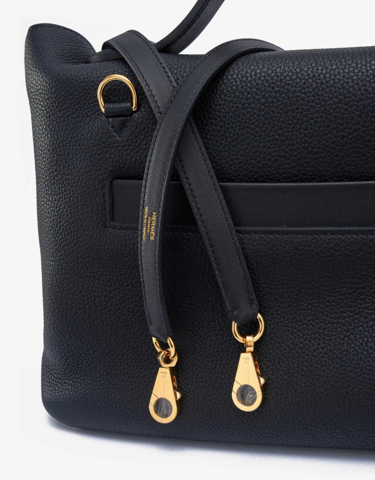 Hermès 2424 29 Clemence Black Handbag SACLÀB