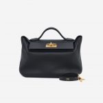 Hermès 2424 29 Clemence Black Handbag SACLÀB