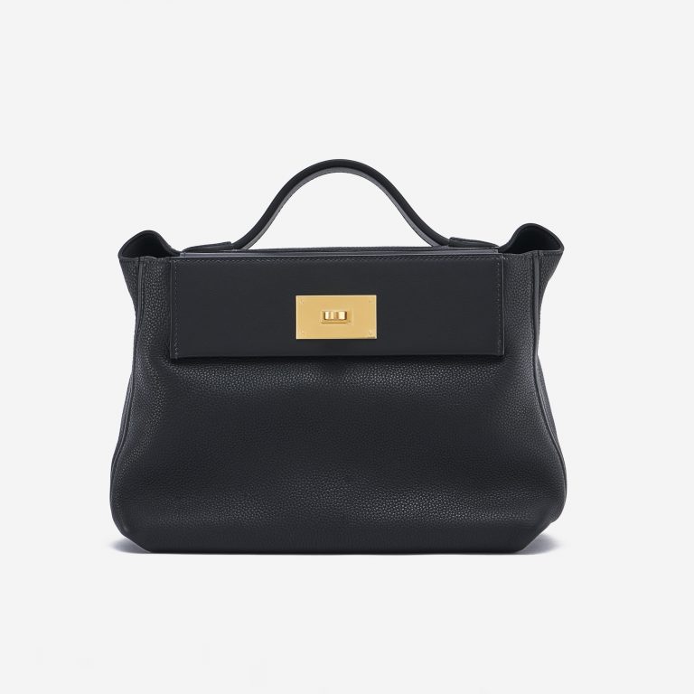 Hermès 2424 29 Clemence Black Handbag SACLÀB