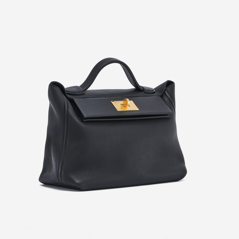 Hermès 2424 29 Clemence Black Handbag SACLÀB