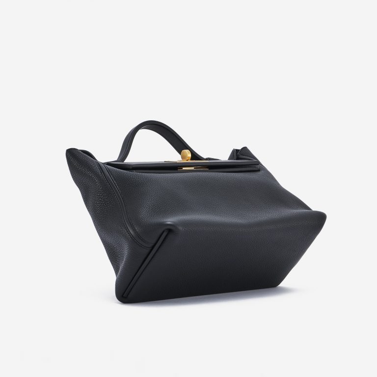 Hermès 2424 29 Clemence Black Handbag SACLÀB