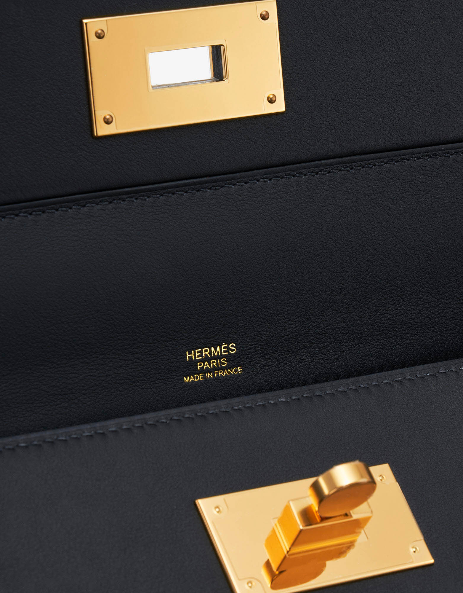 Hermes 24/24 29 Bag Black Clemence / Swift Gold Hardware – Mightychic