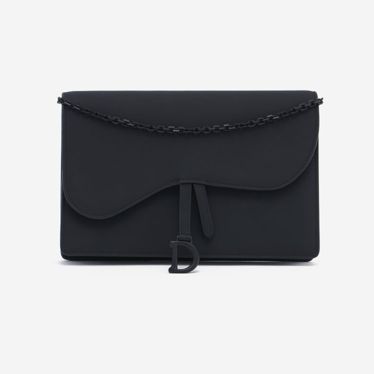 Dior Saddle Clutch Ultra Matte Black Edition SACLÀB