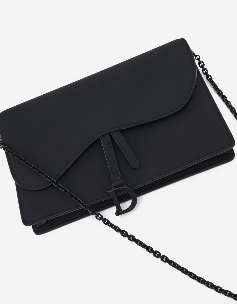 Dior Saddle Clutch Kalbsleder Ultra Matte Black SACLÀB