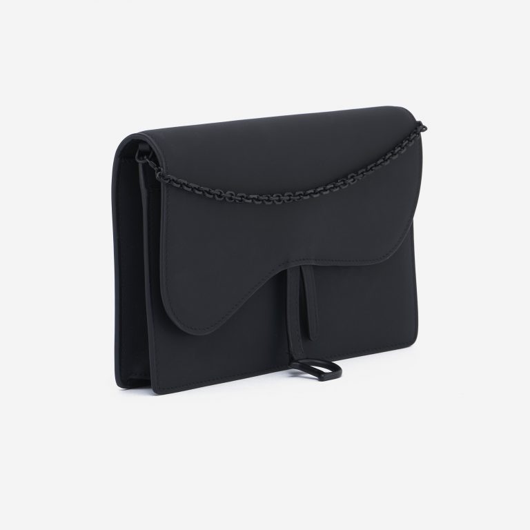 Dior Saddle Clutch Ultra Matte Black Edition SACLÀB