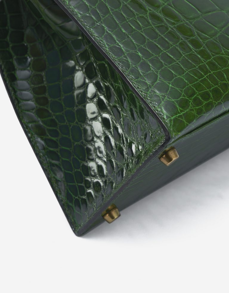 Hermès Kelly 32 Alligator Vert Emerald Exotic Handbag