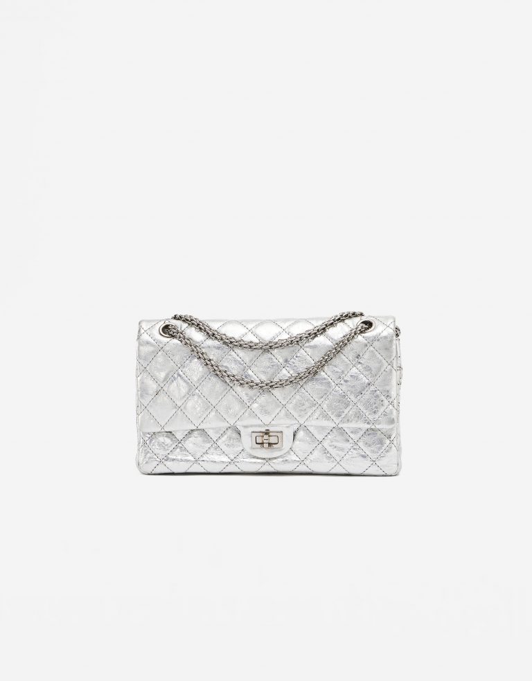 Chanel 2.55 226 Metallic Silver Limited Edition Bag SACLÀB