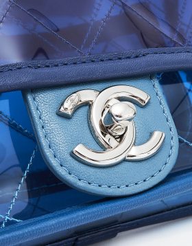 Chanel Classique Petit sac de défilé en PVC transparent édition limitée
