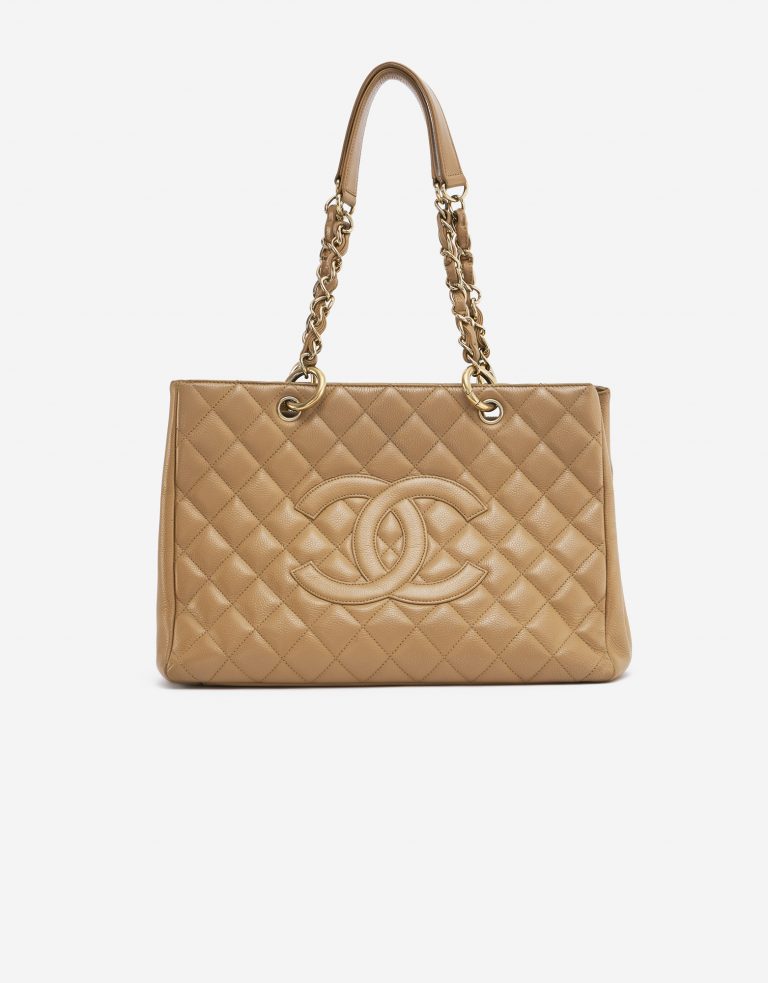 Chanel Shopping Tote Medium Caviar Leather Beige SACLÀB