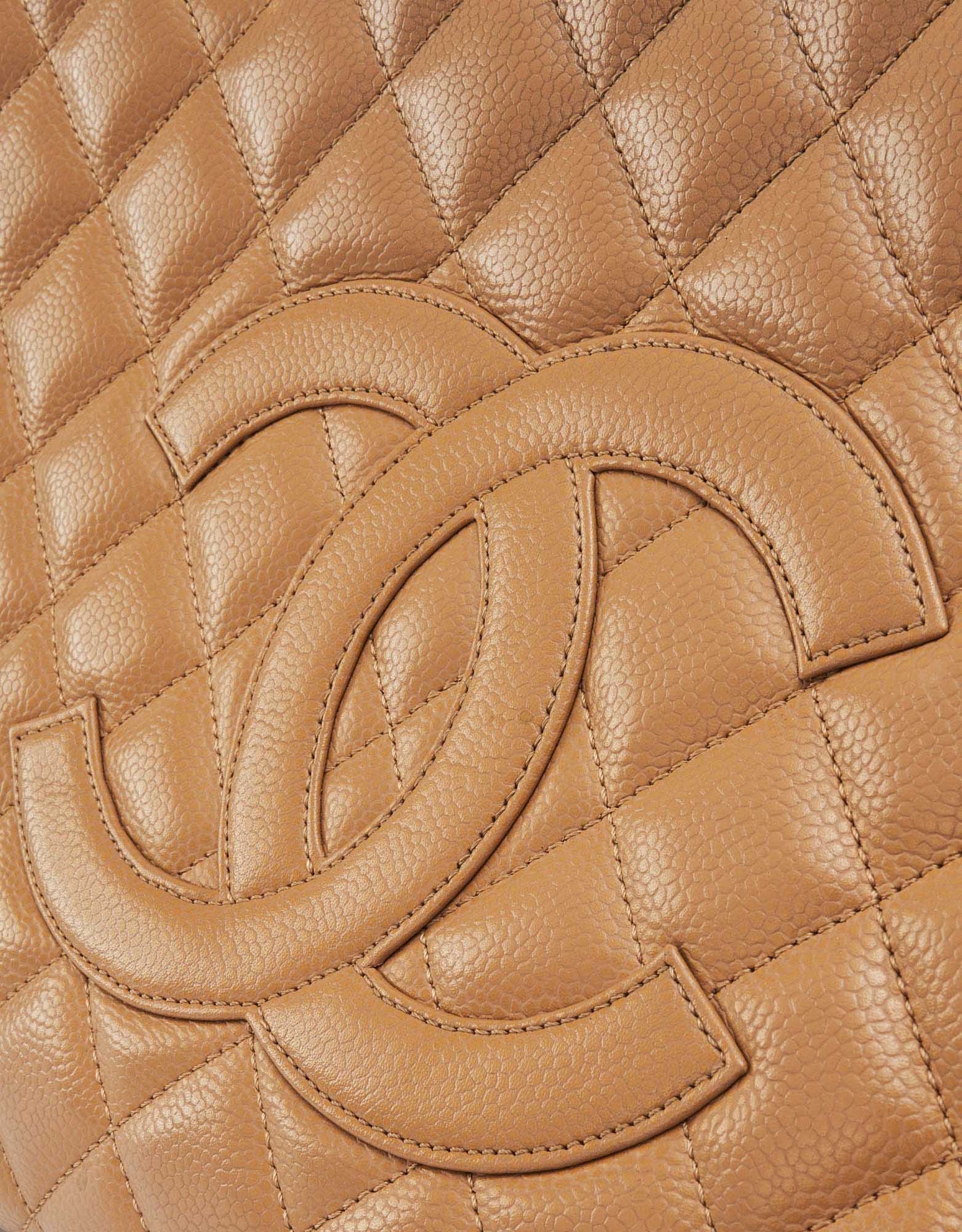 Chanel Shopping Tote Medium Caviar Leather Beige SACLÀB