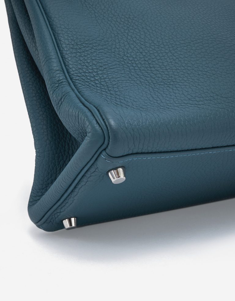 Hermès Kelly 35 Clemence leather Colvert Blue SACLÀB