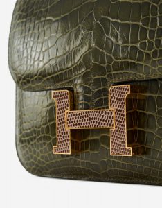 Hermès Constance 18 Marquette Alligator Lizard SACLÀB