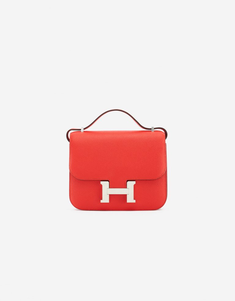 Hermès Constance Mini 18 Epsom Leder Rouge Tomate SACLÀB