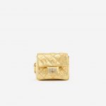 Chanel 2.55 Mini-Tasche Lammleder Gold  SACLÀB