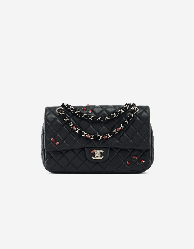 Limited Edition Chanel Timeless Medium Lambskin Black Ladybug