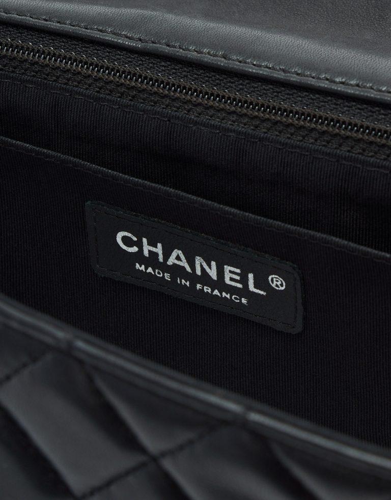 Limitierte Auflage Chanel Timeless Medium Lammleder Schwarzer Marienkäfer