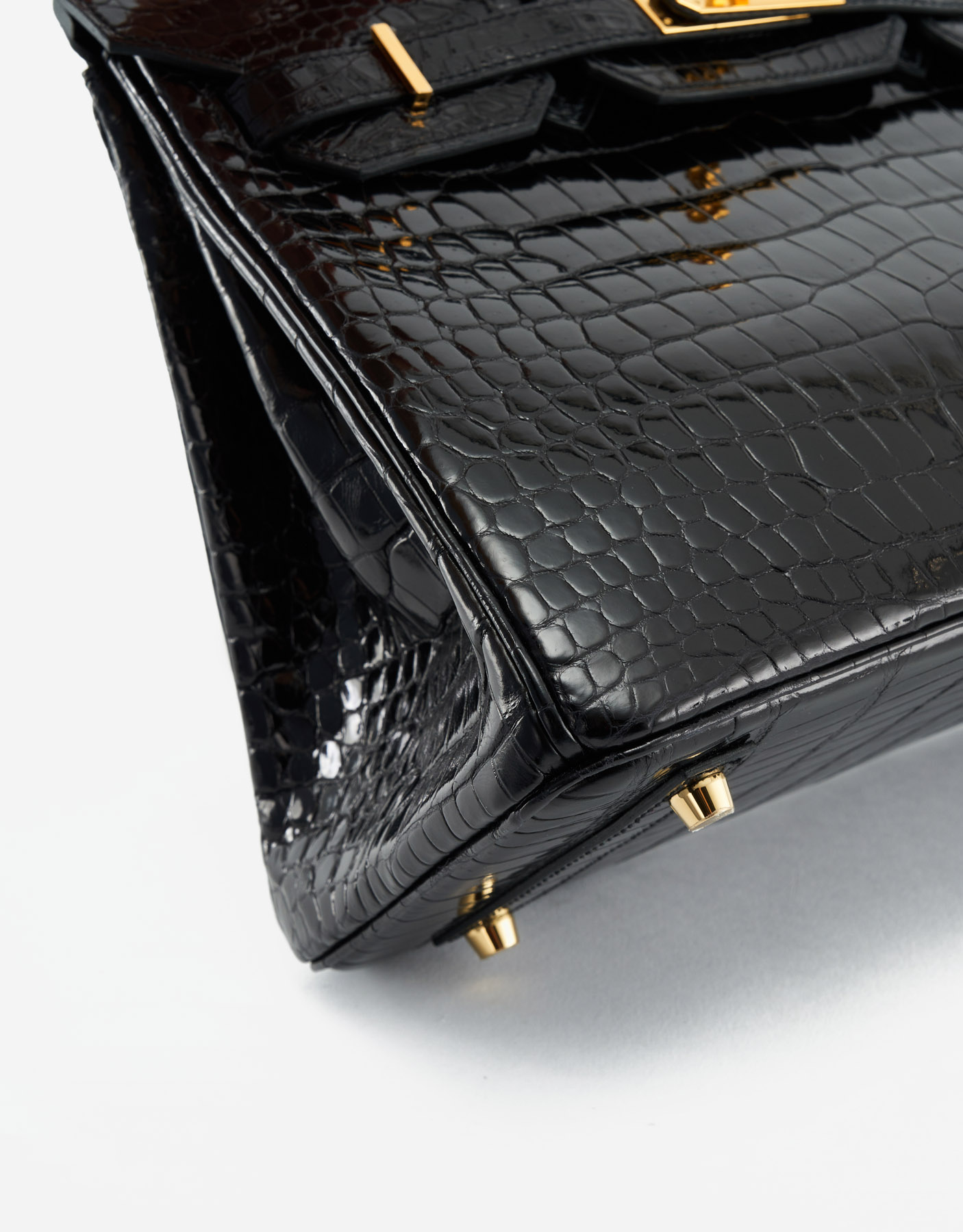 Hermès Birkin 30 Crocodile Porosus noir Sac de luxe exotique