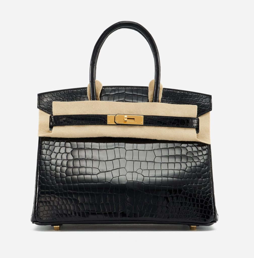 Hermès Birkin 30 Porosus Crocodile Black | SACLÀB