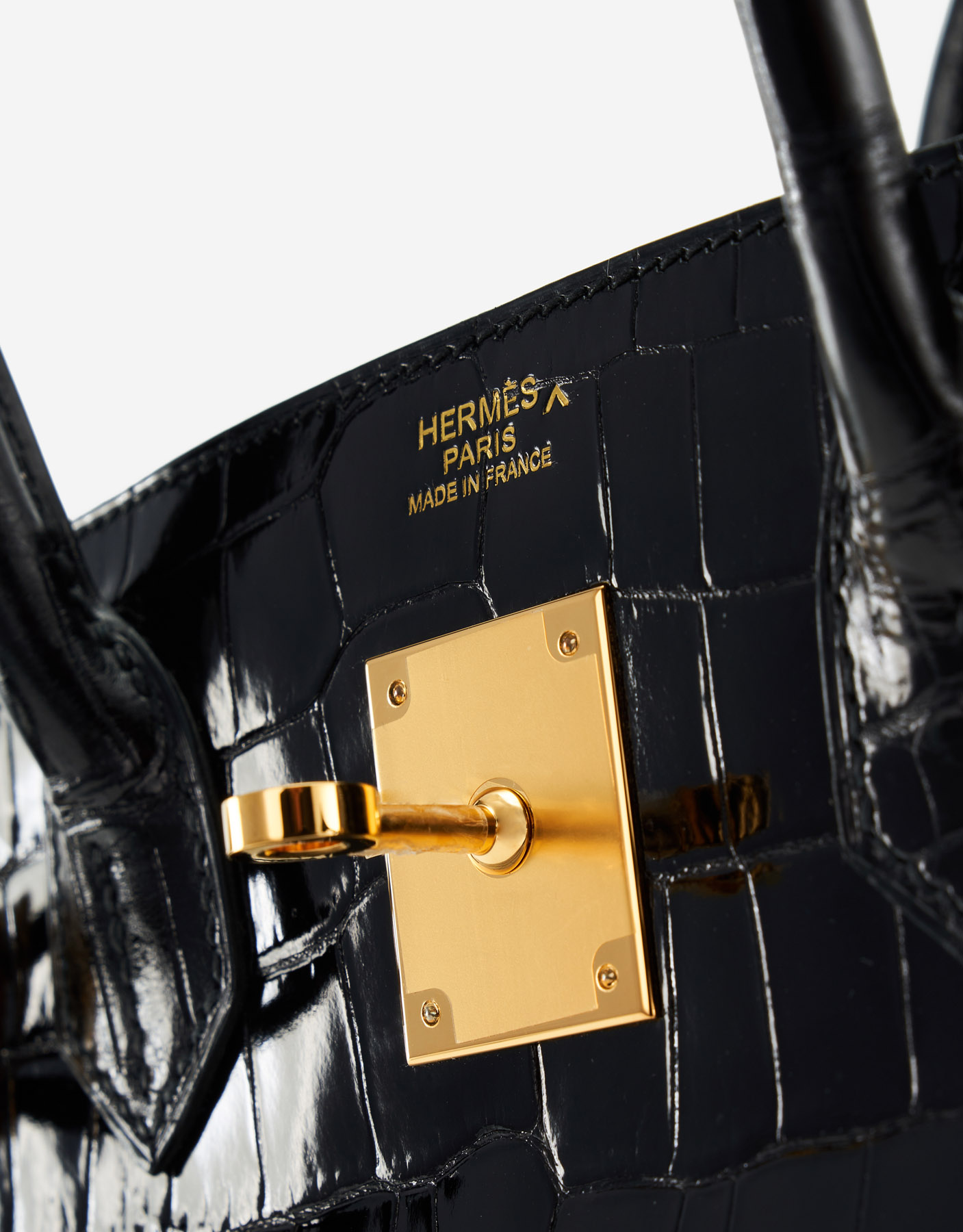 Hermès Birkin 30 Porosus Crocodile Noir GHW Exotic Luxury Bag