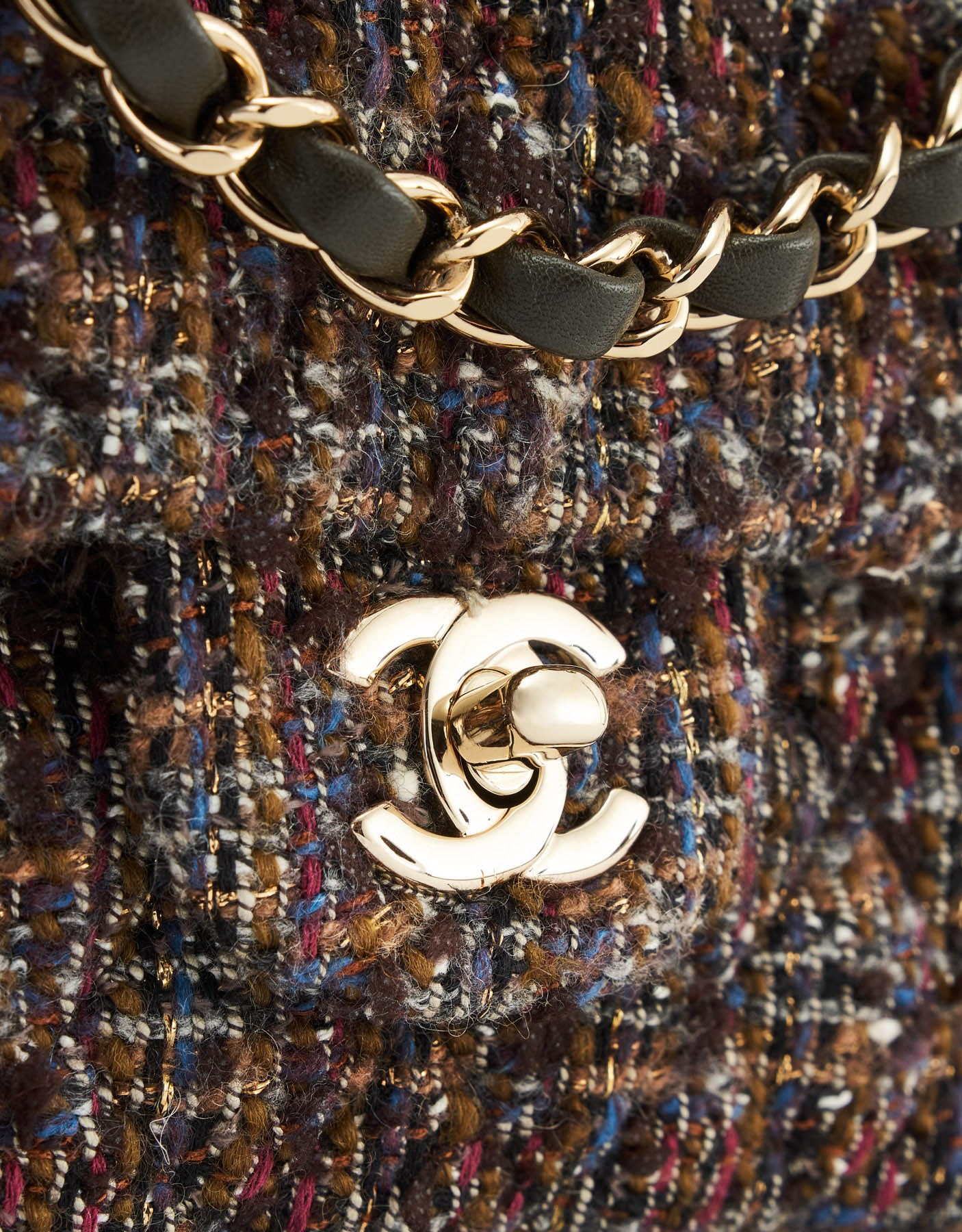 Chanel Timeless Medium Tweed Multicolor