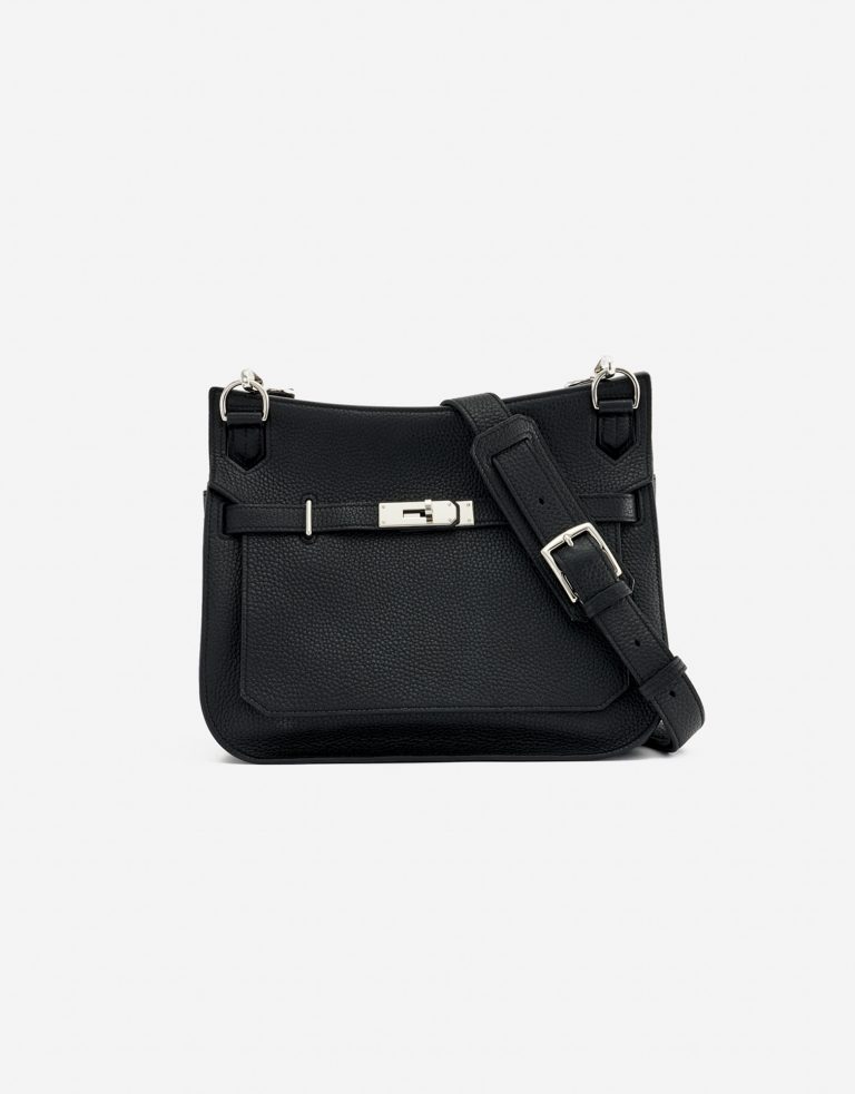 A Pre-Loved Hermés Jypsiere 28 Taurillon Clemence in Black