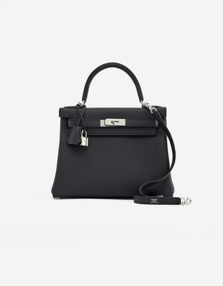 A Pre-Loved Hermès Kelly 28 Togo in Black on SACLÀB