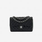 Chanel Timeless Jumbo Caviar-Leder Schwarz