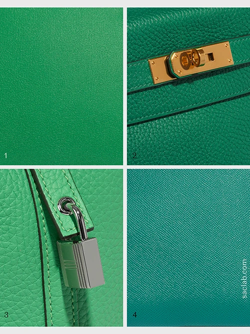 Couleurs du sac Hermès vert