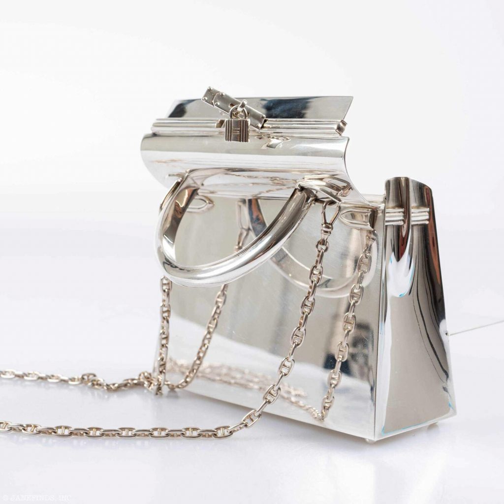Hermès Sterling Silver Mini Kelly 