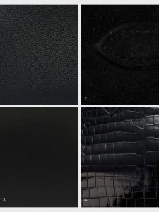 hermes colour library black togo suede swift croco on saclab.com
