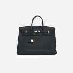 A pre-loved Hermès Birkin 40 in Black Clemence Leather on SACLÀB