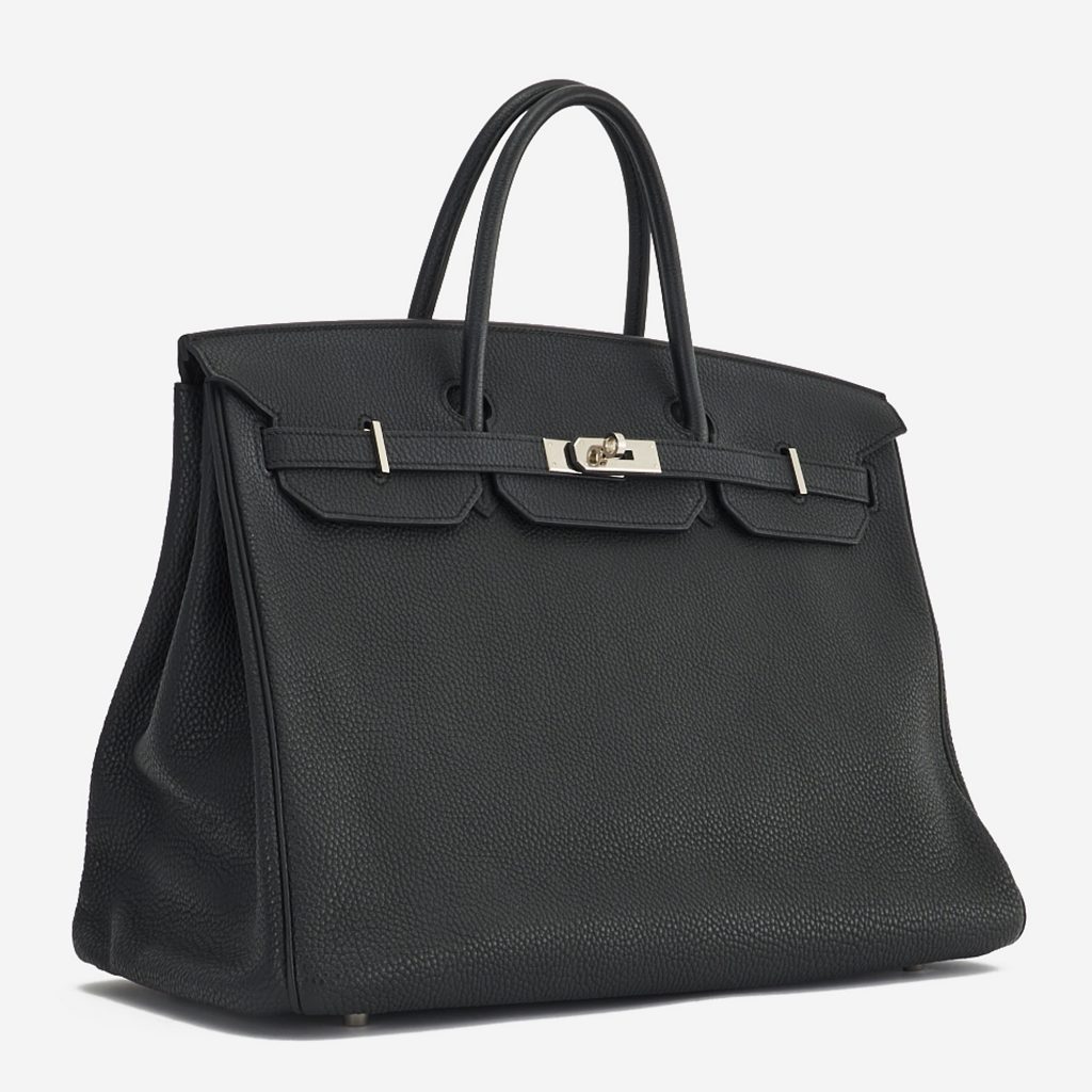 Hermès Birkin 40 Clemence Black | SACLÀB