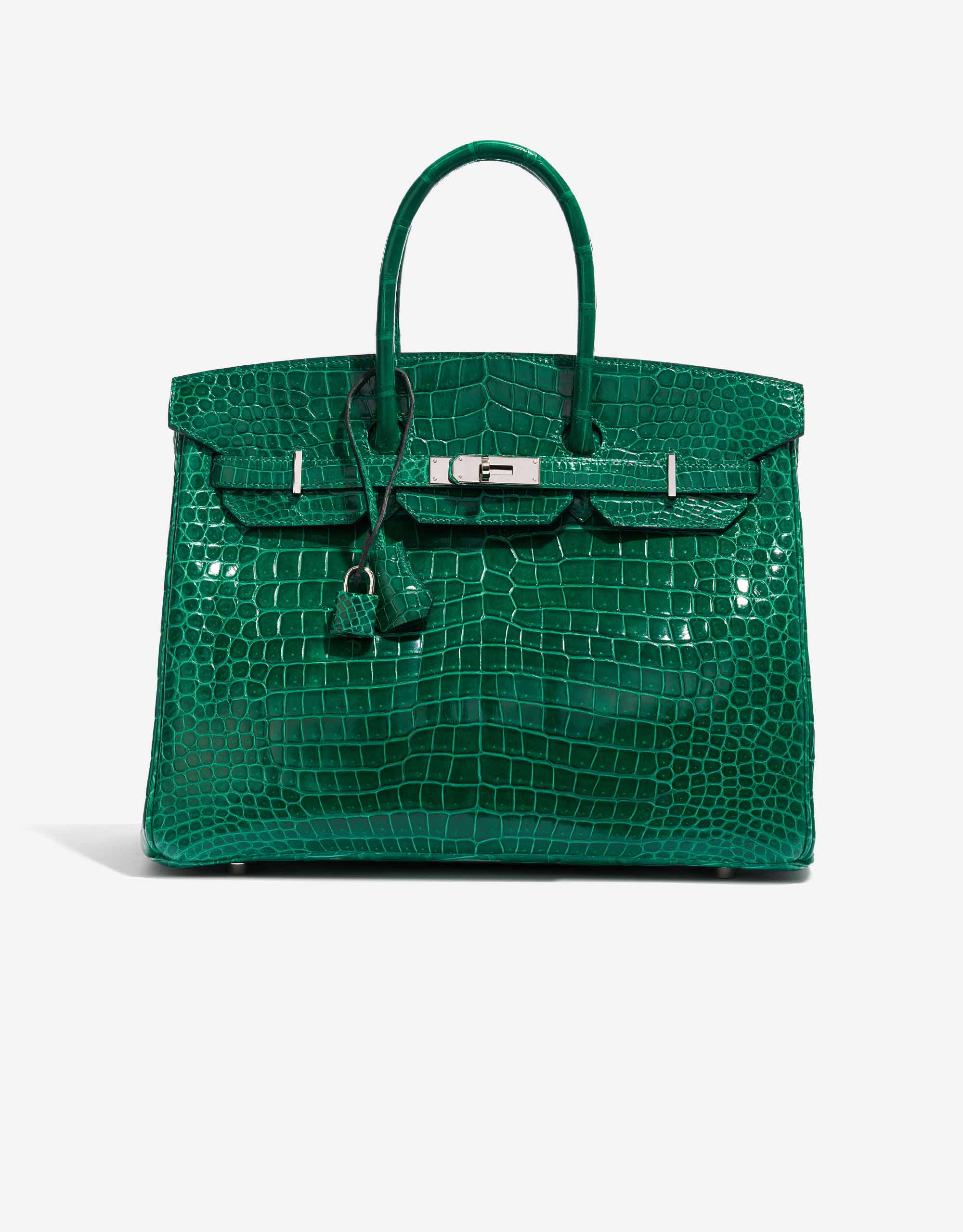 Hermès Birkin 35 Crocodile Porosus Vert Emeraude | SACLÀB